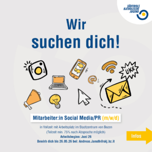 Wir suchen dich! - Jobangebot