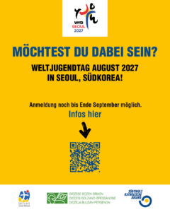 Anmeldung Weltjugendtag 2027 in Seoul, Südkorea